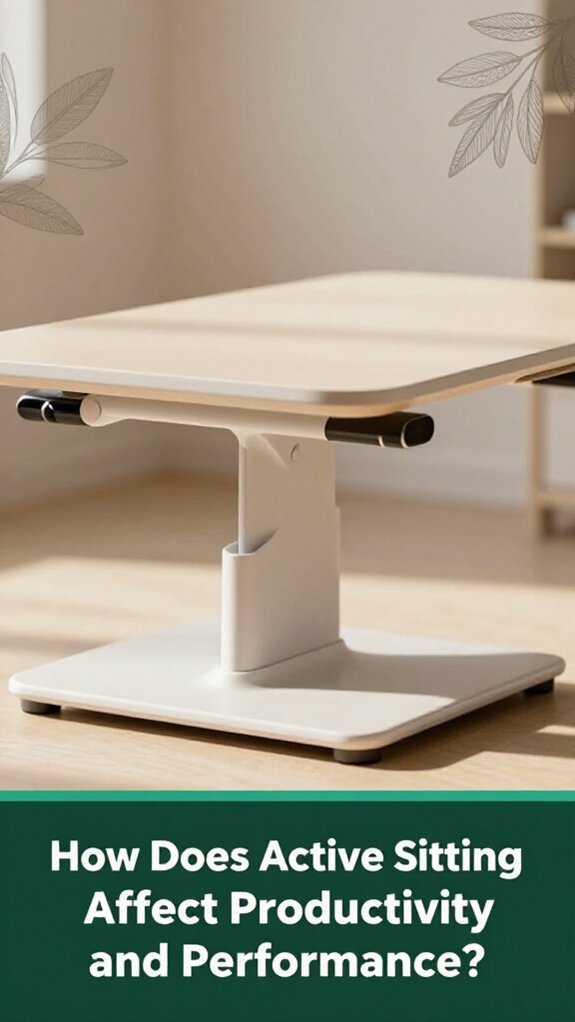 active sitting productivity effects