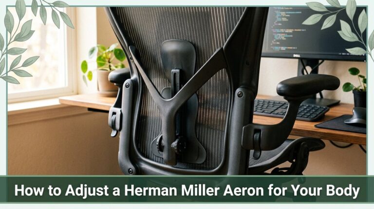 How to Adjust a Herman Miller Aeron for Your Body 3 adjust aeron for comfort