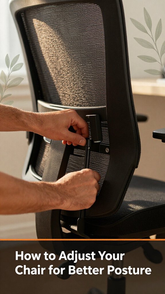 adjust chair for comfort