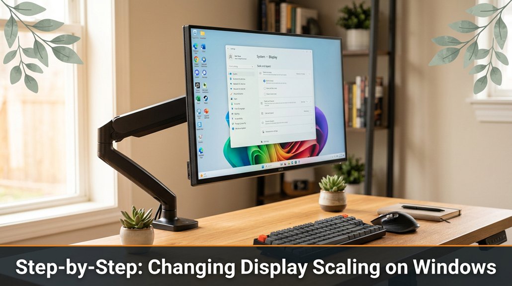 adjust windows display scaling