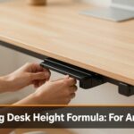adjustable desk height guide