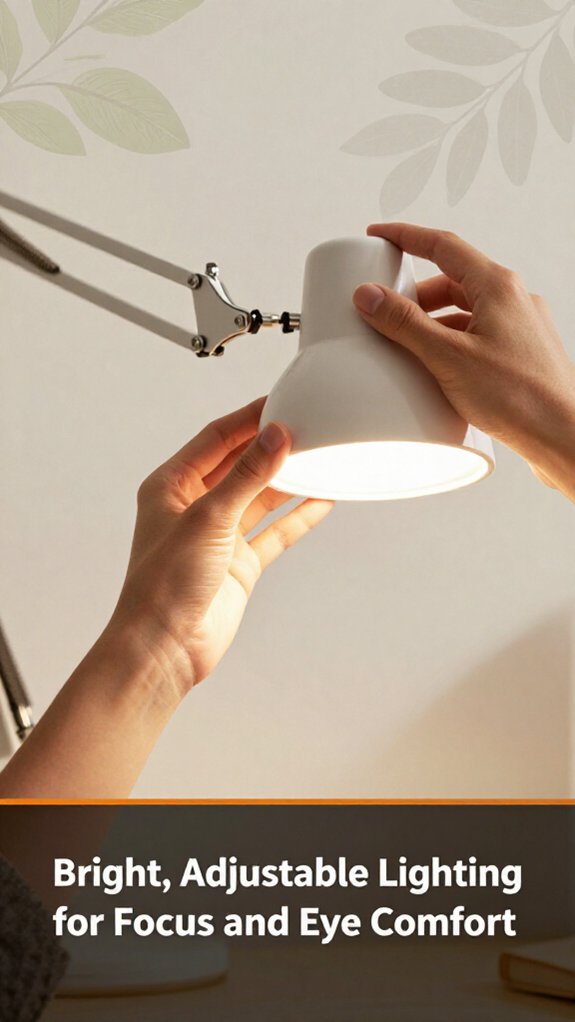 Kids' Homework Station Ergonomic Setup Guide 4 adjustable lighting for comfort