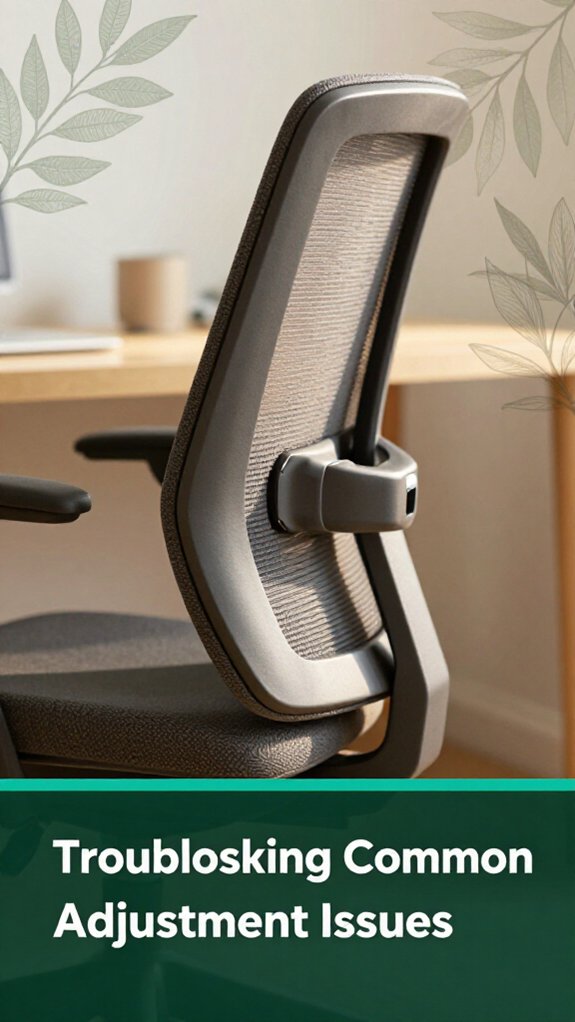 adjustments for chair comfort