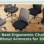 armrest free ergonomic chair options