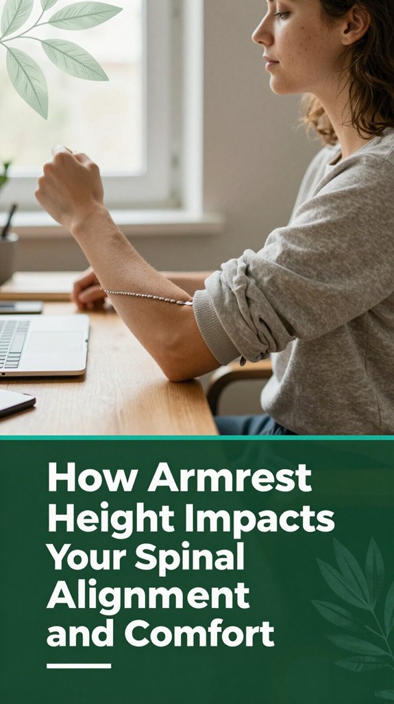 armrest height affects ergonomics