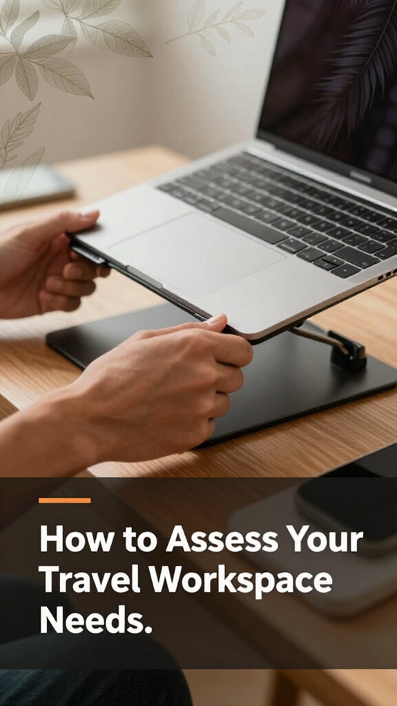 Travel Ergonomics: How to Work Comfortably Anywhere 1 assess travel workspace needs