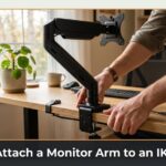 attach monitor arm securely