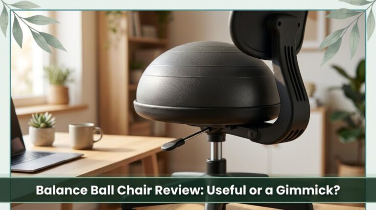 Balance Ball Chair Review: Useful or a Gimmick? 7 balance and posture benefits