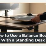 balance board standing desk