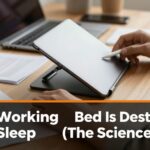 bed work disrupts sleep