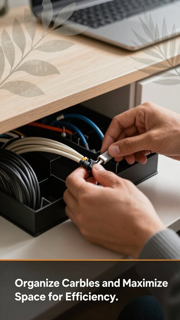 cable organization for efficiency