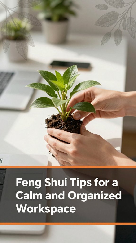 What Feng Shui for a Home Office Actually Says (And What Science Agrees With) 2 calm organized inspiring workspace