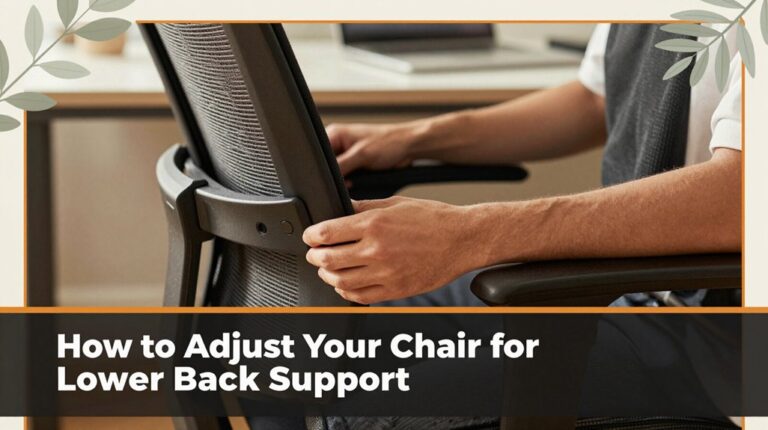 chair adjustment for support