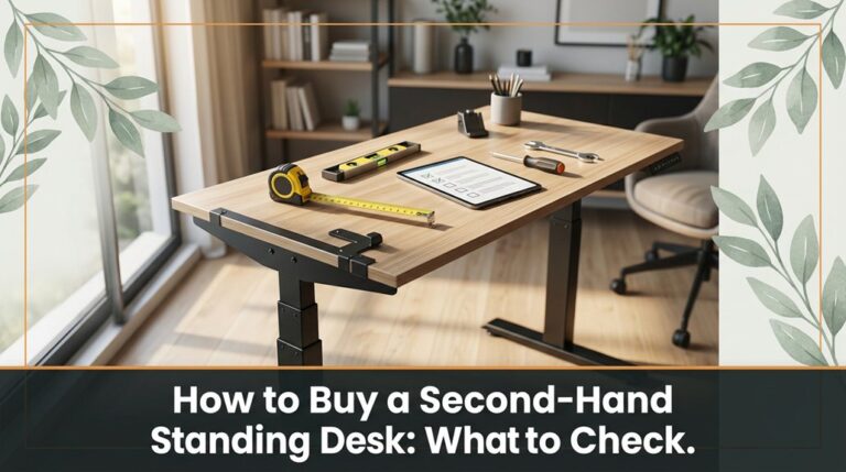 How to Buy a Second-Hand Standing Desk: What to Check 4 checklist for used desks