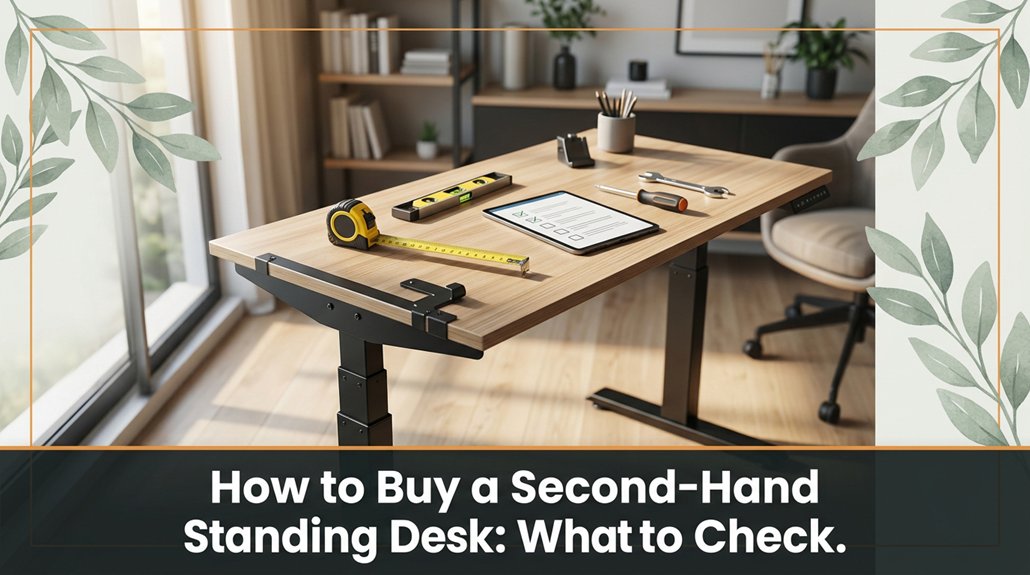 checklist for used desks