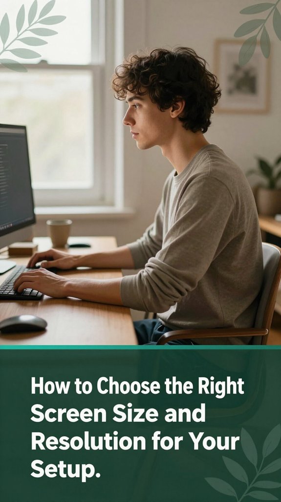 choose optimal monitor dimensions