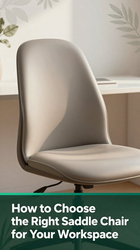 choosing ergonomic saddle chairs