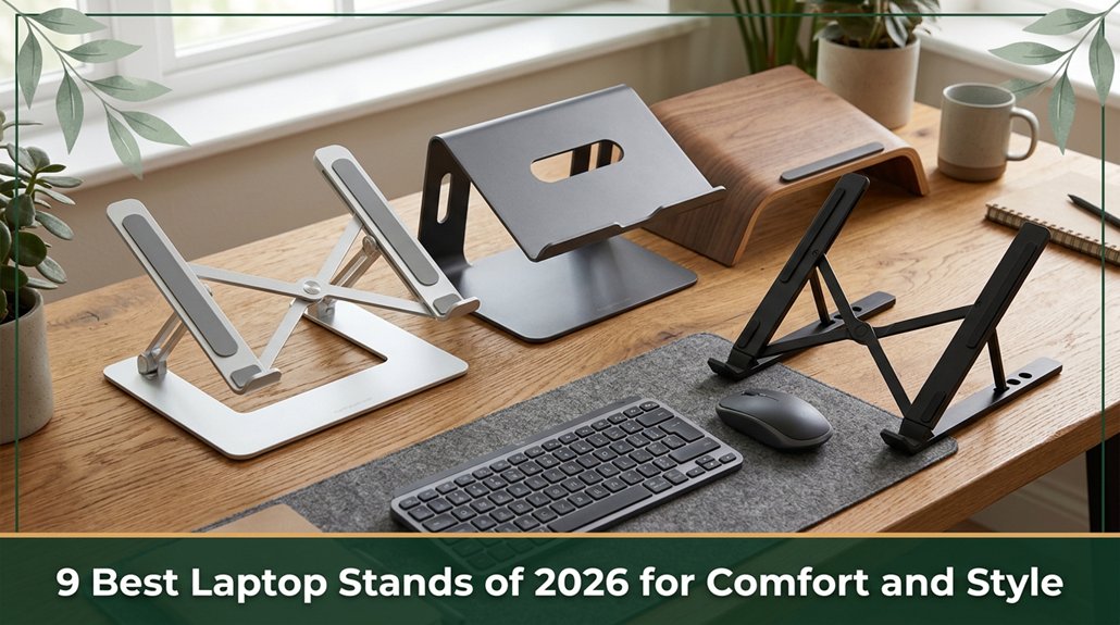 comfortable and stylish laptop stands