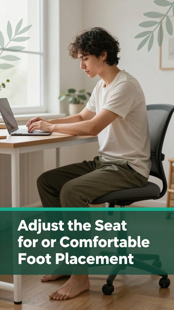 How to Adjust Your Office Chair Correctly: Step by Step 1 comfortable seat height adjustment