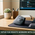 comfortable workspace for relief