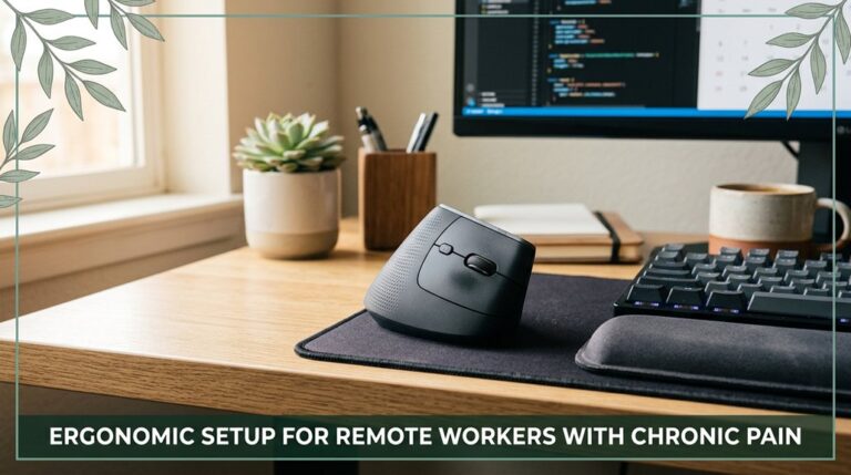 comfortable workspace for relief
