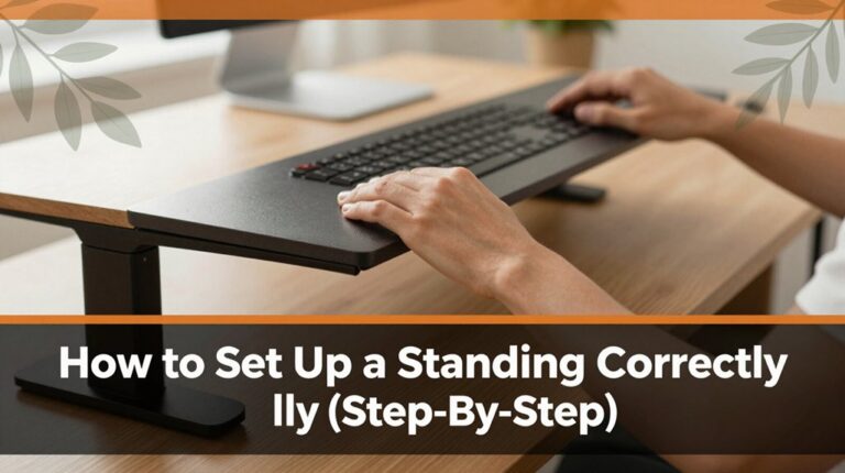 correctly configure standing desk
