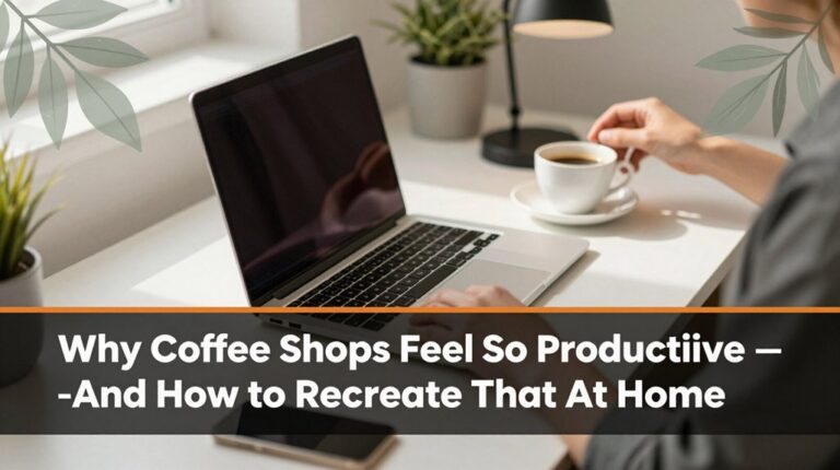 Why Coffee Shops Feel So Productive And How to Recreate That at Home 7 create your own atmosphere