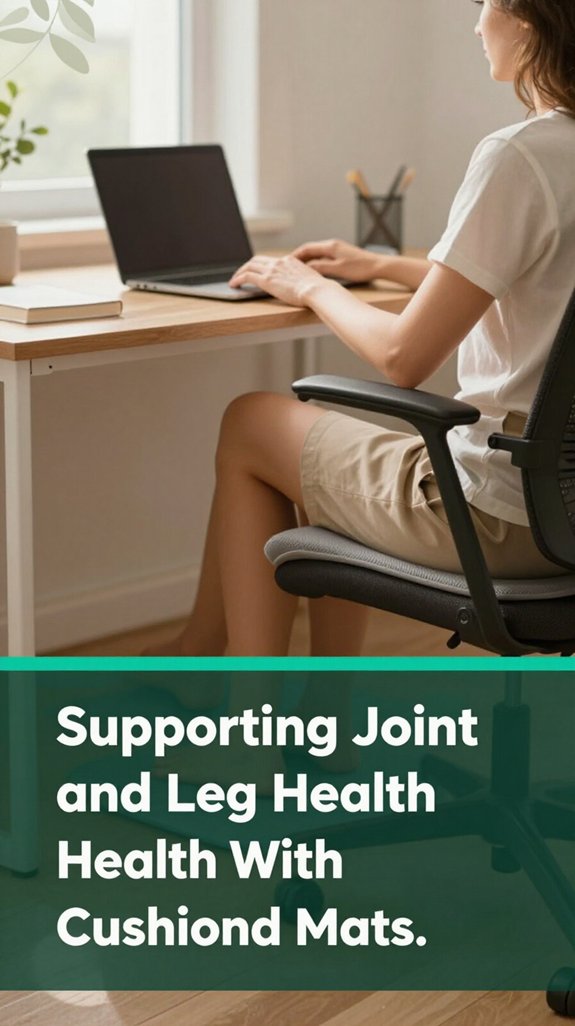 cushioned mats relieve joint strain
