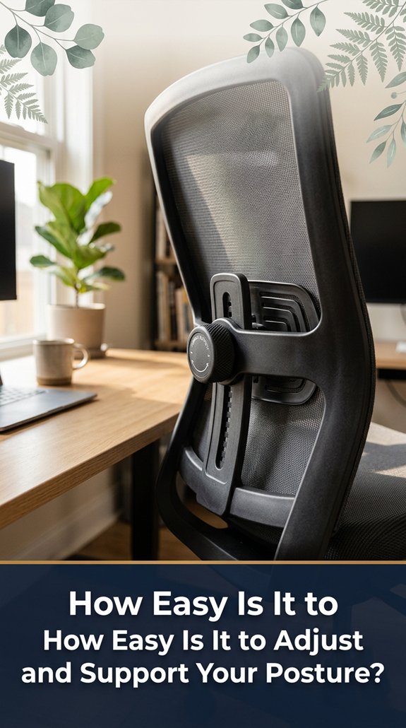 customizable ergonomic chair adjustments