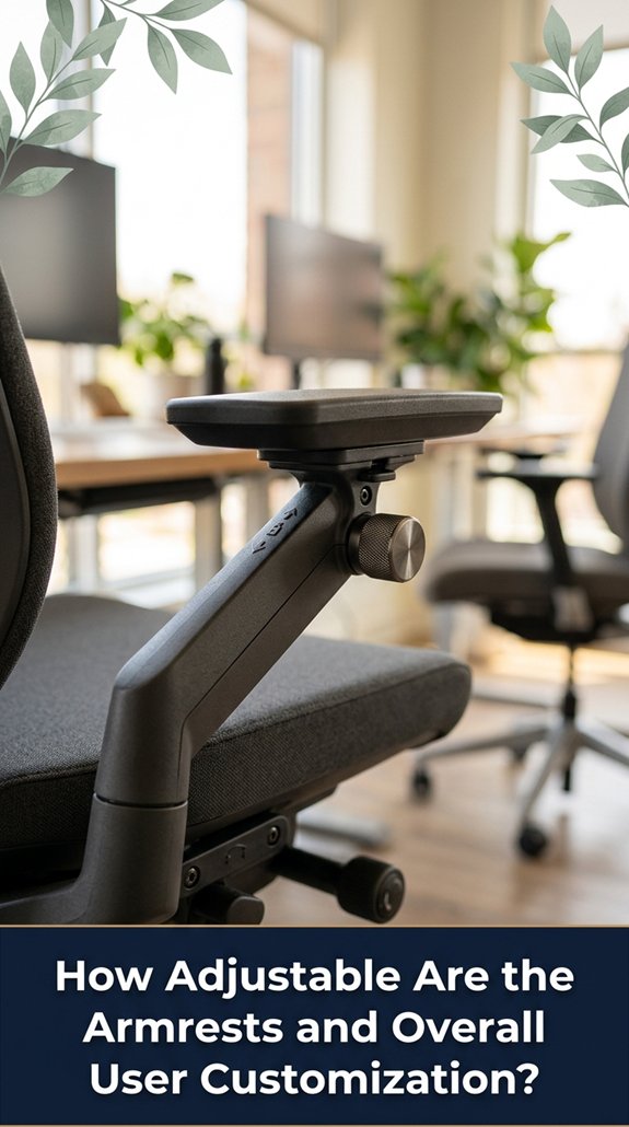 customizable ergonomic chair features