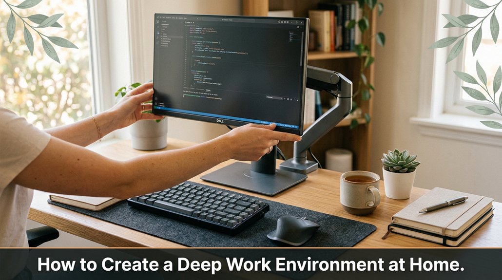 dedicated focus workspace setup