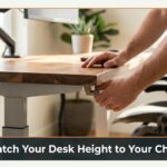 desk and chair alignment