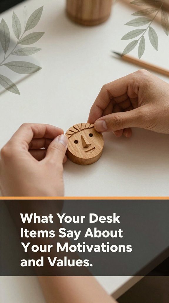 desk items reflect values