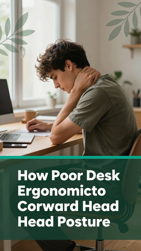 Forward Head Posture: How to Fix It at Your Desk 1 desk setup affects posture