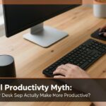 desk setup productivity debate