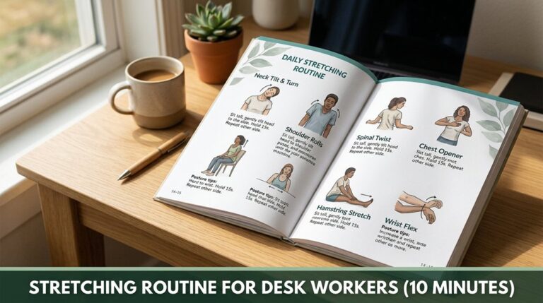 desk worker stretching routine