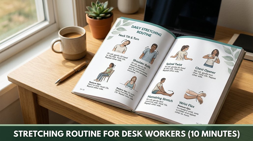 desk worker stretching routine