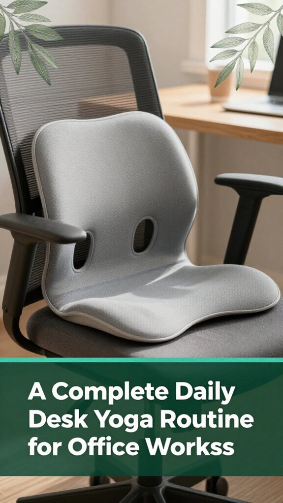 desk yoga routine benefits