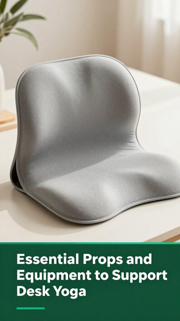 desk yoga support essentials