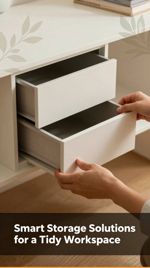 How to Organize a Minimalist Home Office 4 efficient workspace storage solutions