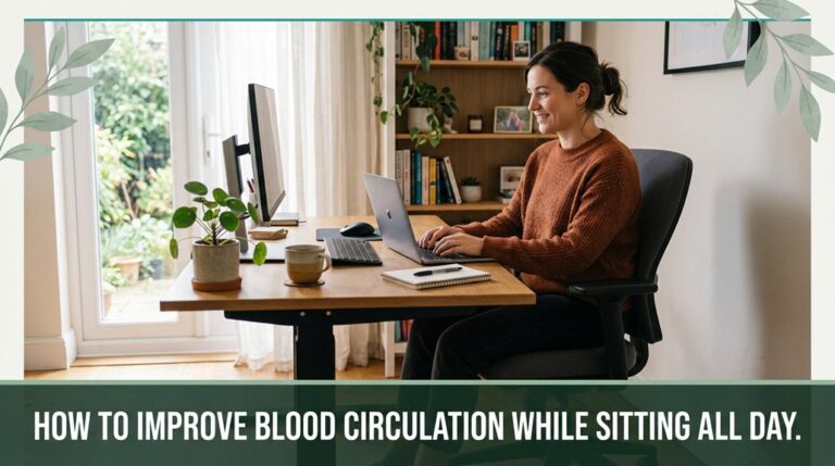 enhance circulation while seated