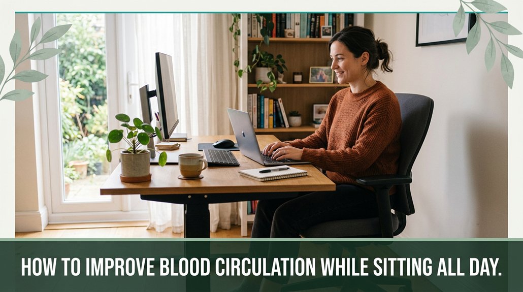 enhance circulation while seated