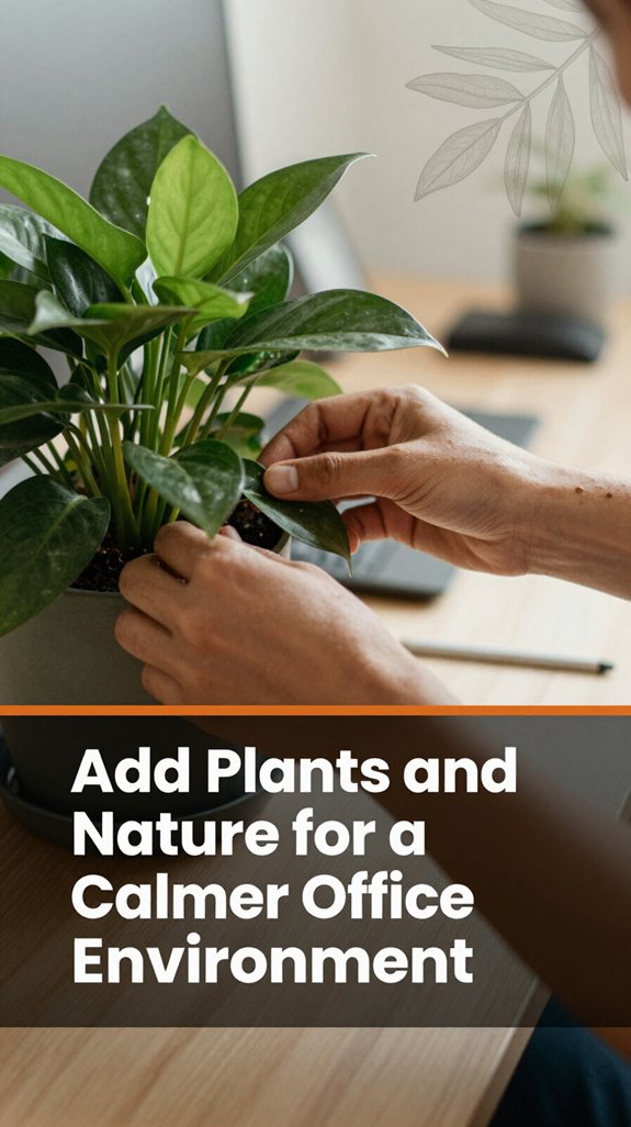 enhance office with plants
