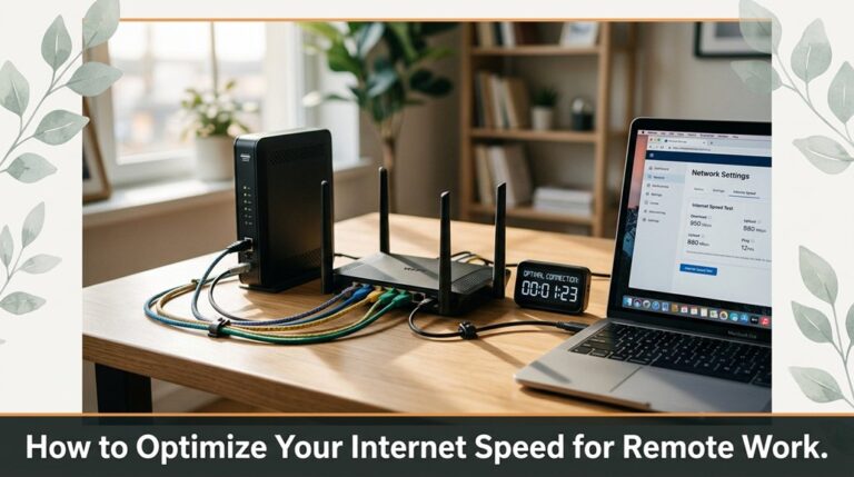 How to Optimize Your Internet Speed for Remote Work 7 enhancing internet speed productivity