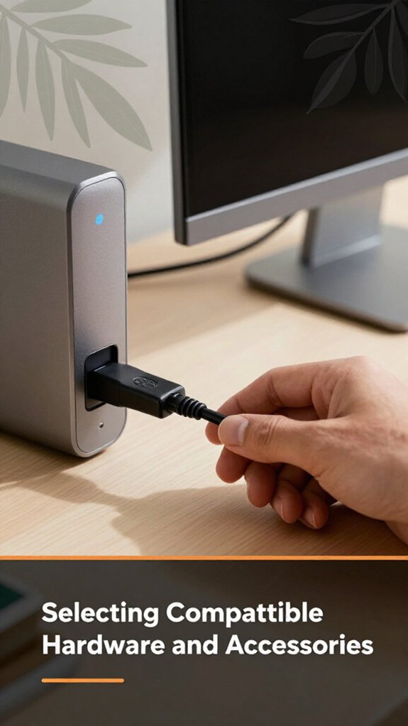 How to Set Up Two Computers on One Desk 2 ensure hardware compatibility first