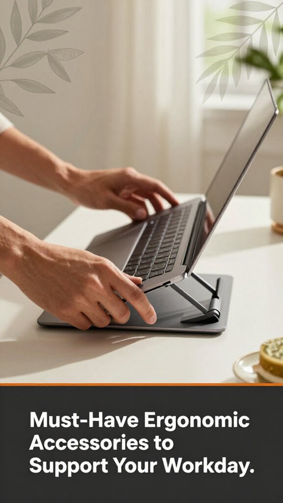 ergonomic accessories enhance comfort