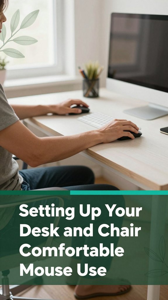 How to Position Your Mouse to Avoid RSI 3 ergonomic desk and chair setup