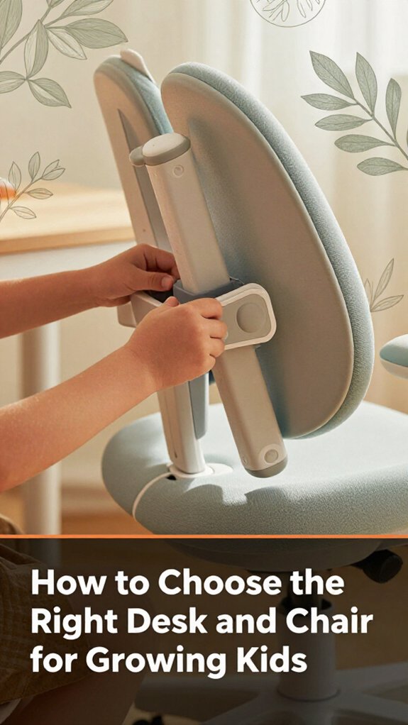 Kids' Homework Station Ergonomic Setup Guide 1 ergonomic desk and chair