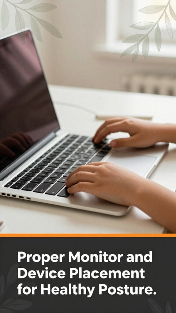 Kids' Homework Station Ergonomic Setup Guide 3 ergonomic device positioning guidelines