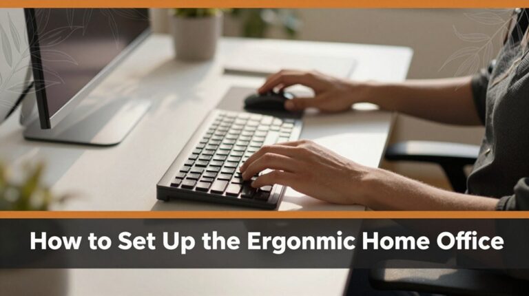 ergonomic home office setup